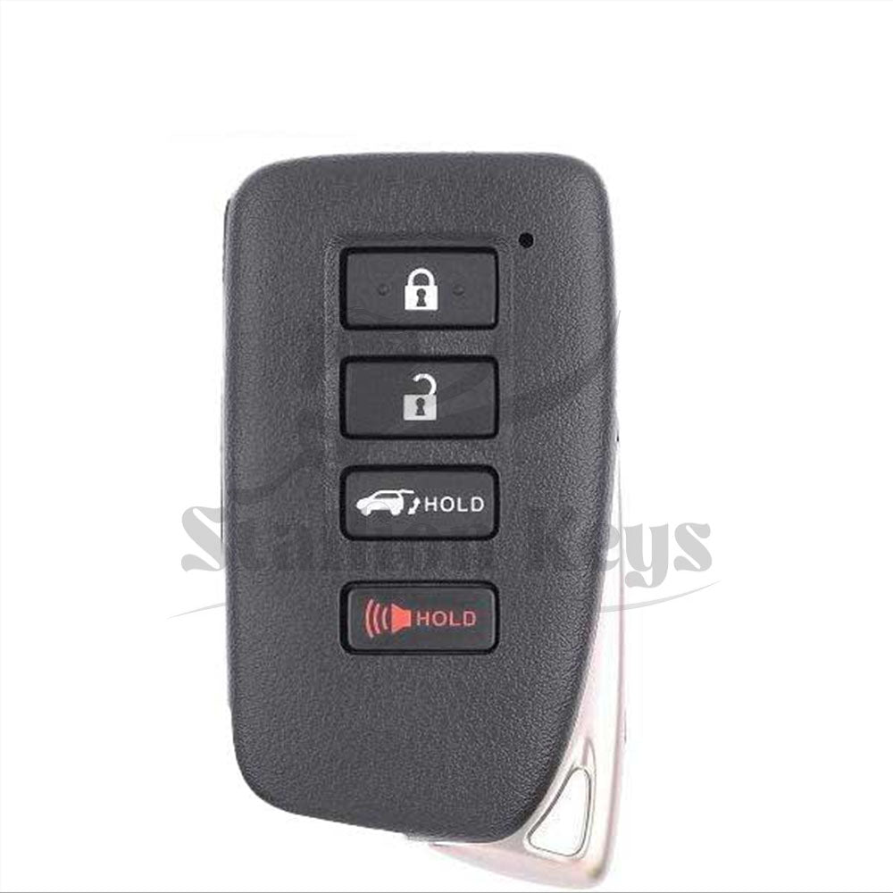 2015-2020 Lexus NX300h / NX200T / LX570 / 4-Button Smart Key / PIN: 89904-78470 / HYQ14FBA / AG Board 2110 / AFTERMARKET 2015-2020 Lexus NX300h / NX200T / LX570 / 4-Button Smart Key / PIN: 89904-78470 / HYQ14FBA / AG Board 2110 / AFTERMARKET
